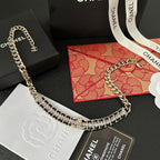 Chanel Shiny Crystal Chunky Necklace – Luxury Designer Jewelry – product image 4