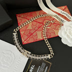 Chanel Shiny Crystal Chunky Necklace – Luxury Designer Jewelry – product image 5
