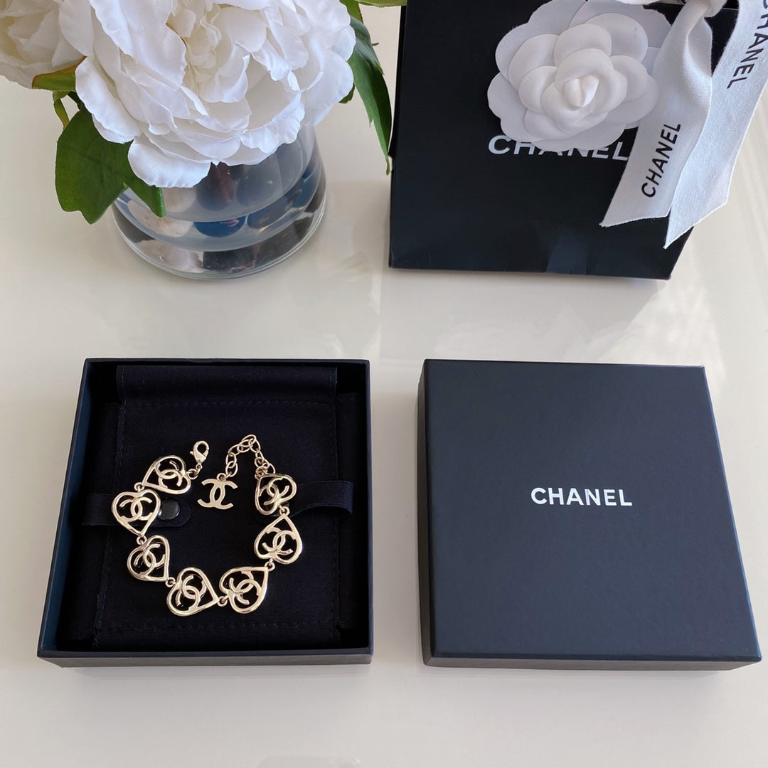 Chanel Simple Heart Adjustable Bracelet – Luxury Jewelry – product image 1
