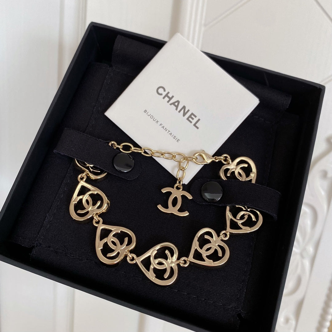 Chanel Simple Heart Adjustable Bracelet – Luxury Jewelry – product image 2