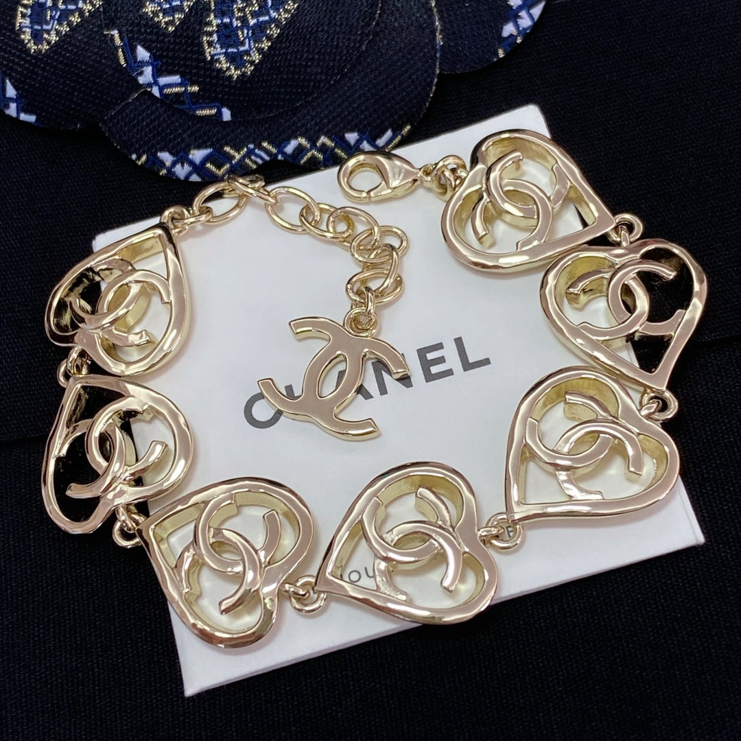 Chanel Simple Heart Adjustable Bracelet – Luxury Jewelry – product image 3
