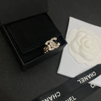 Chanel Sparkling Crystal Logo Open Ring – Luxury Designer Jewelry – product image 4