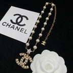 Chanel Star Adjustable Pearl Necklace – Luxury Designer Jewelry – product image 2
