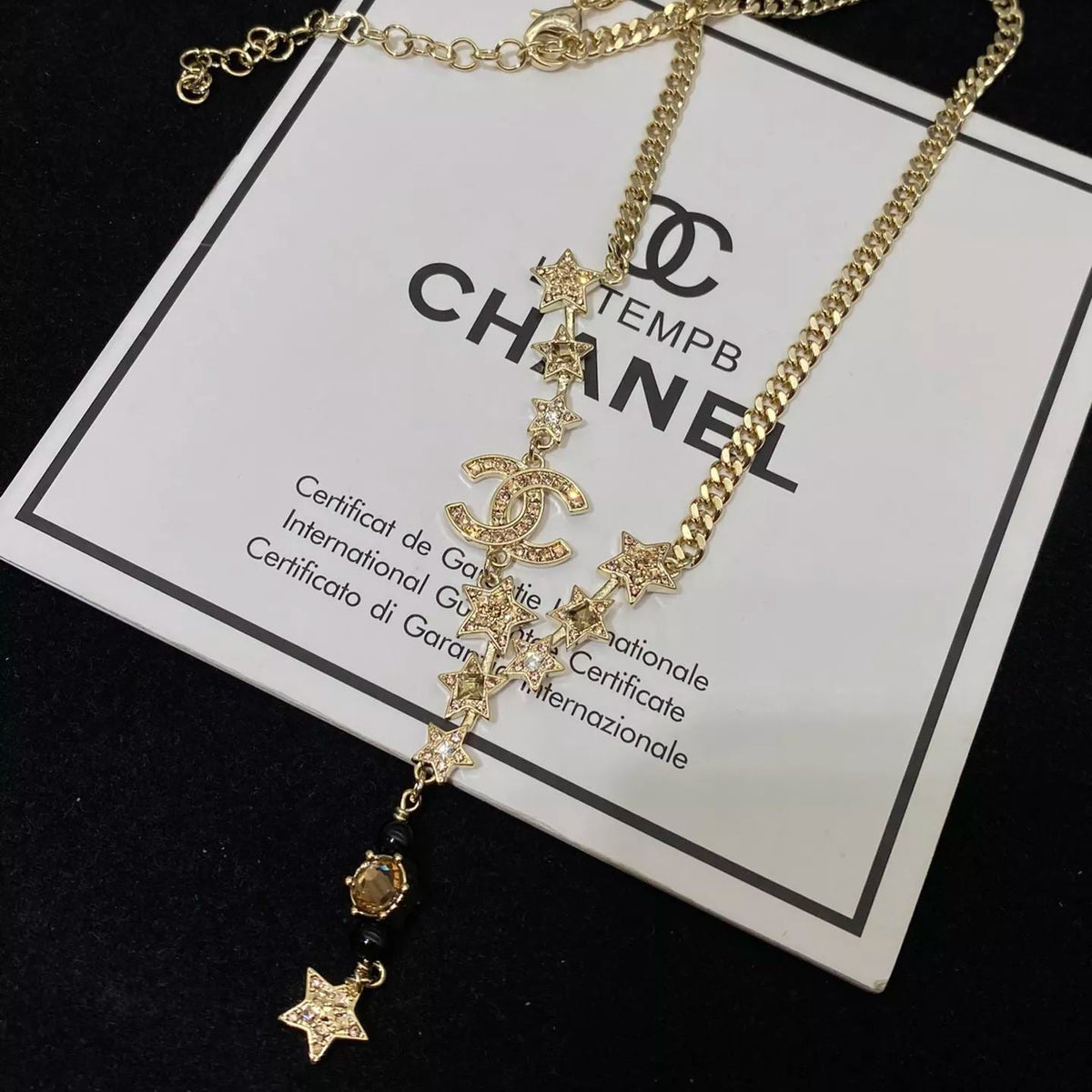Chanel Star Long Pendant Necklace – Luxury Designer Jewelry – product image 2
