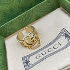Chanel Vintage Cutout Chain Open Ring – Luxury Designer Jewelry – product image 6