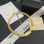 Chanel Vintage Logo Collar Necklace – Luxury Designer Jewelry – product image 1