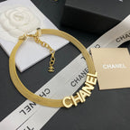 Chanel Vintage Logo Collar Necklace – Luxury Designer Jewelry – product image 3