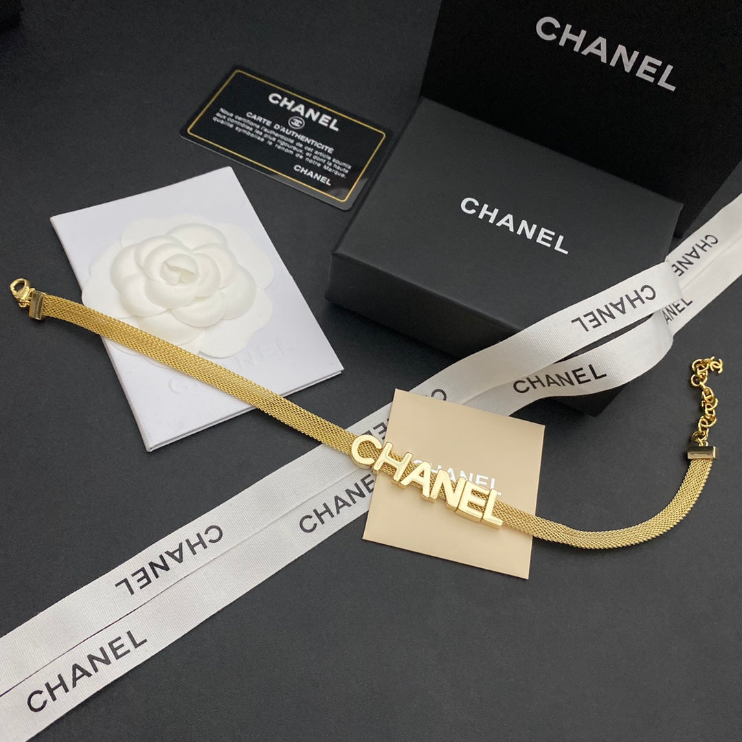 Chanel Vintage Logo Collar Necklace – Luxury Designer Jewelry – product image 5