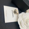 Chanel Vintage Logo Open Ring – Luxury Designer Jewelry – product image 1