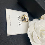 Chanel Vintage Logo Open Ring – Luxury Designer Jewelry – product image 1