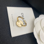 Chanel Vintage Logo Open Ring – Luxury Designer Jewelry – product image 4