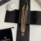 Chanel Yellow Gold Crystal Collar Necklace – Luxury Designer Jewelry – product image 4