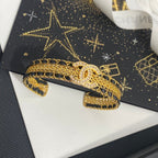 Chanel Zircon Letter String Leather Bracelet – Luxury Jewelry – product image 1