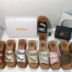 Chloé Canvas Woody Platform Sandals – sandals product image 20