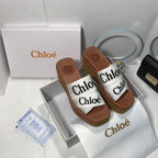 Chloé Canvas Woody Platform Sandals – sandals product image 5