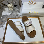 Chloé Embroidery Woven Belt Thick Bottom Sandals – sandals product image 18