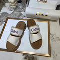 Chloé Embroidery Woven Belt Thick Bottom Sandals – sandals product image 8