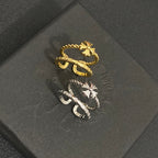 Chrome Hearts 2-Color Personalized Open Ring – Luxury Designer Jewelry – product image 2