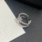 Chrome Hearts 2-Color Personalized Open Ring – Luxury Designer Jewelry – product image 6