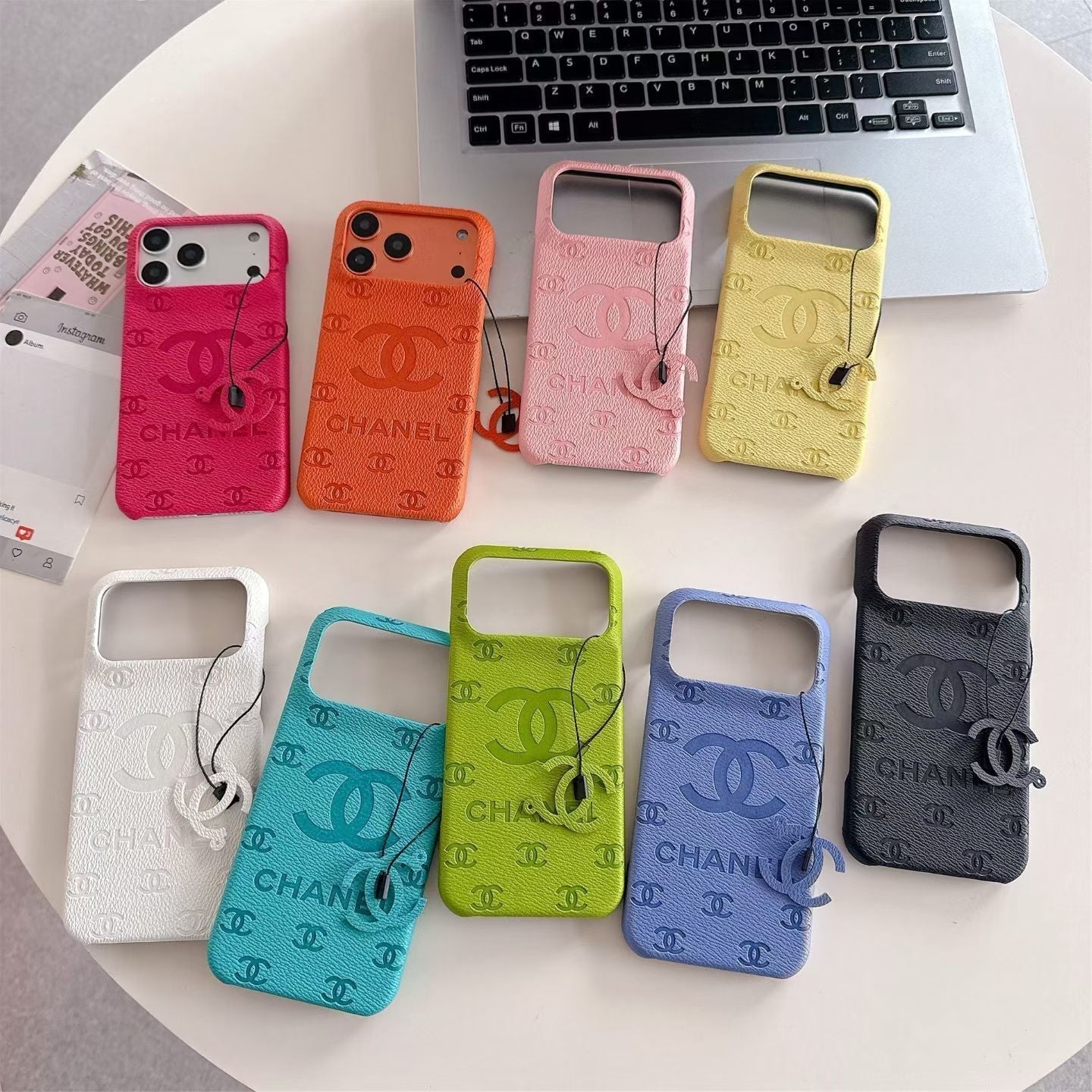 Luxury Chanel iPhone 17 Pro Max Case – Designer CC Quilted Phone Cover
