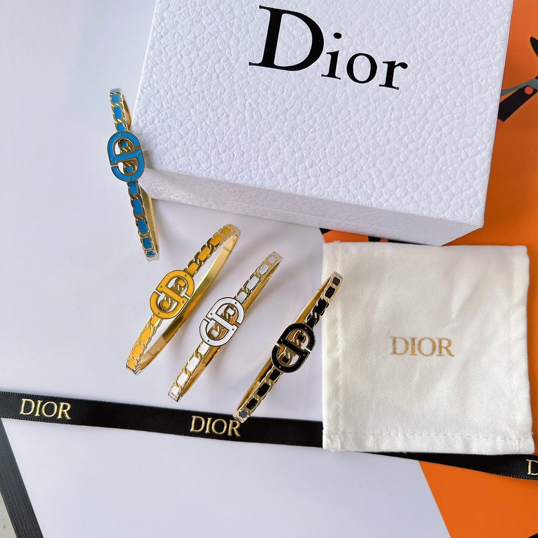 Dior 4 Color Epoxy Letter Bracelet – Luxury Jewelry – product image 13