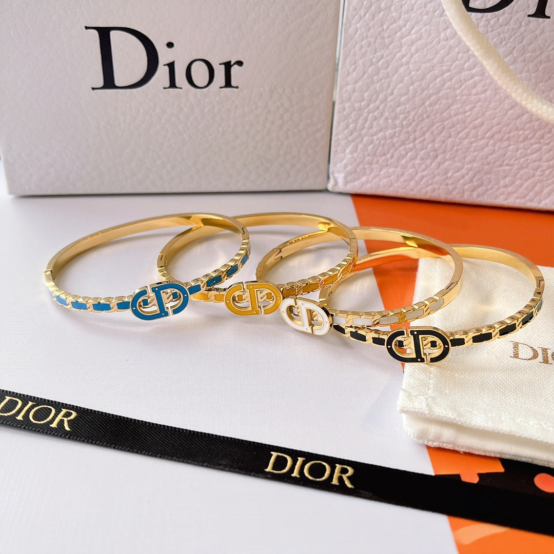 Dior 4 Color Epoxy Letter Bracelet – Luxury Jewelry – product image 14