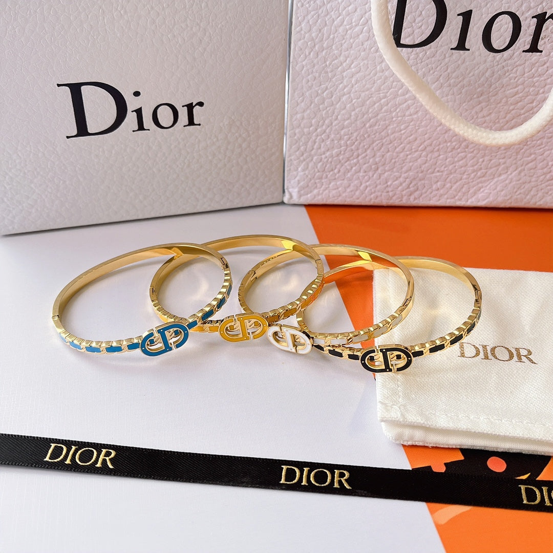Dior 4 Color Epoxy Letter Bracelet – Luxury Jewelry – product image 15