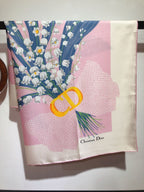 Dior Campanula Square Silk Scarf for Women – product image 5