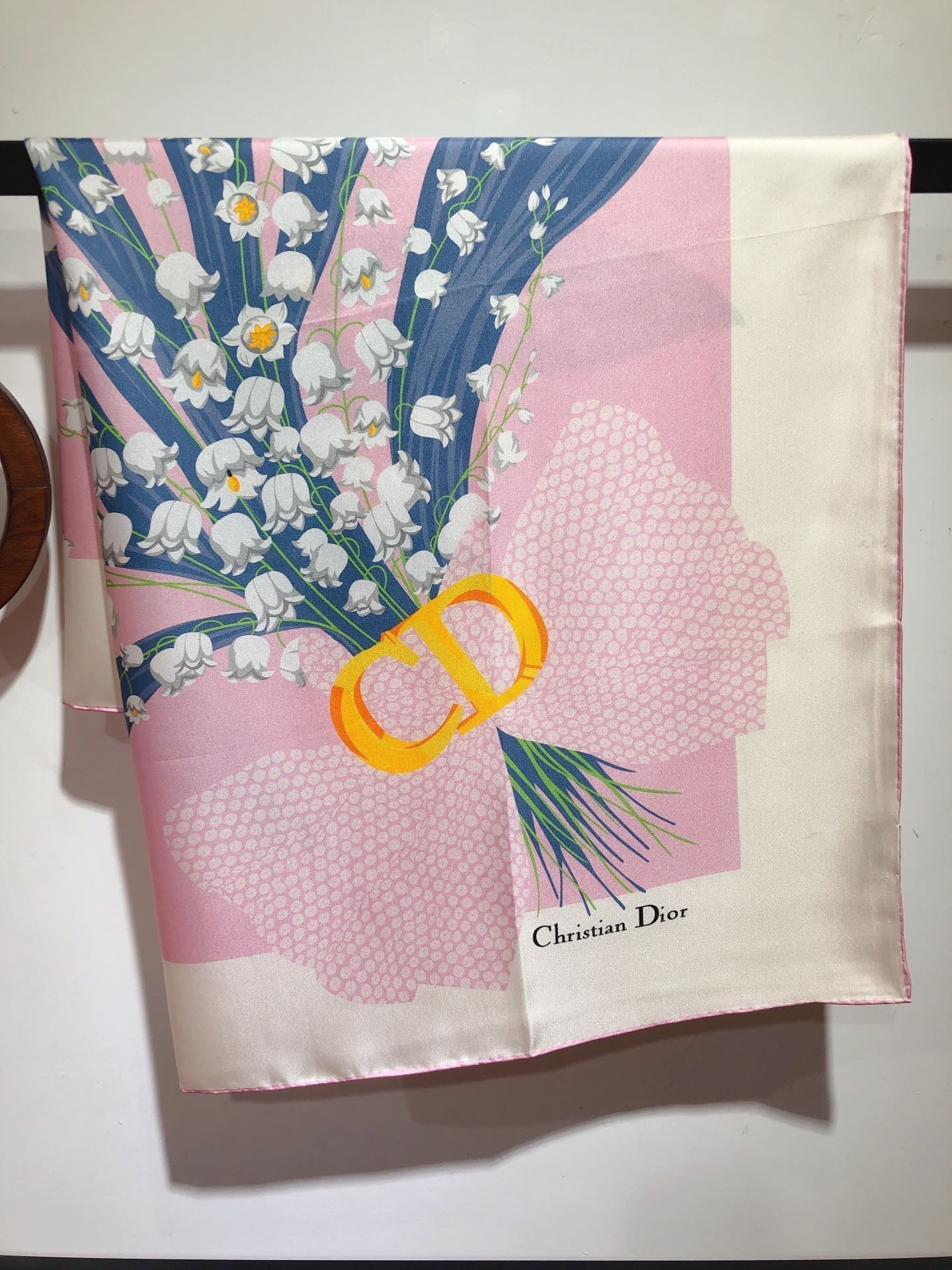 Dior Campanula Square Silk Scarf for Women – product image 5