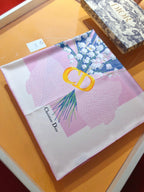 Dior Campanula Square Silk Scarf for Women – product image 6