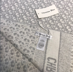 Dior Cashmere Monogram Jacquard Fringe Scarf for Women – product image 21