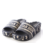 Dior Classic Embroidered Platform Slippers – slippers product image 11