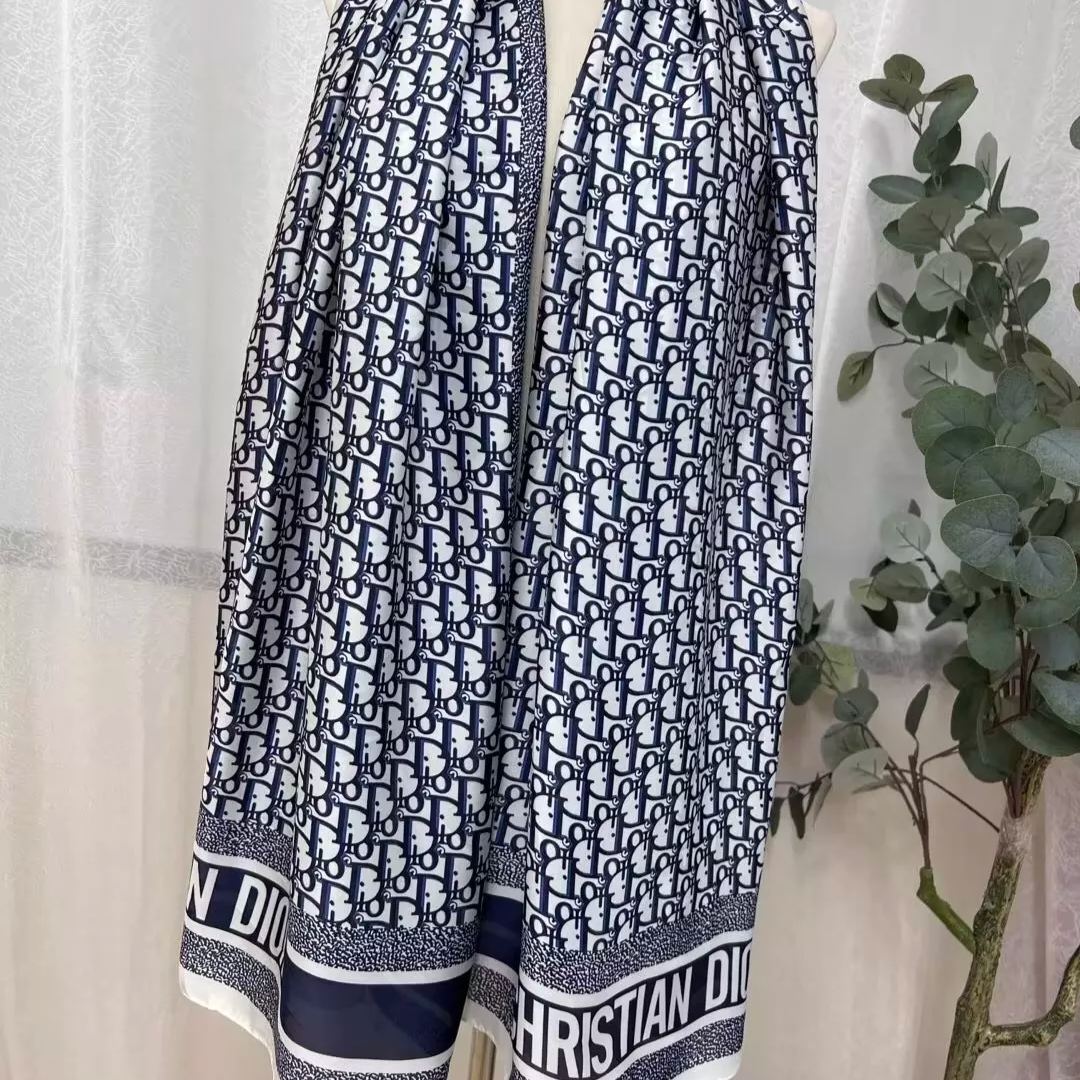 Dior Classic Full Monogram Long Silk Scarf for Women – product image 13
