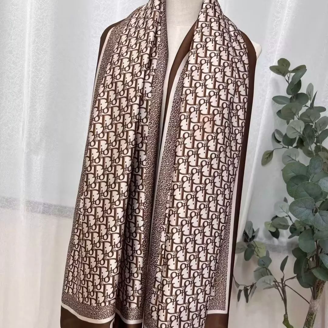 Dior Classic Full Monogram Long Silk Scarf for Women – product image 15