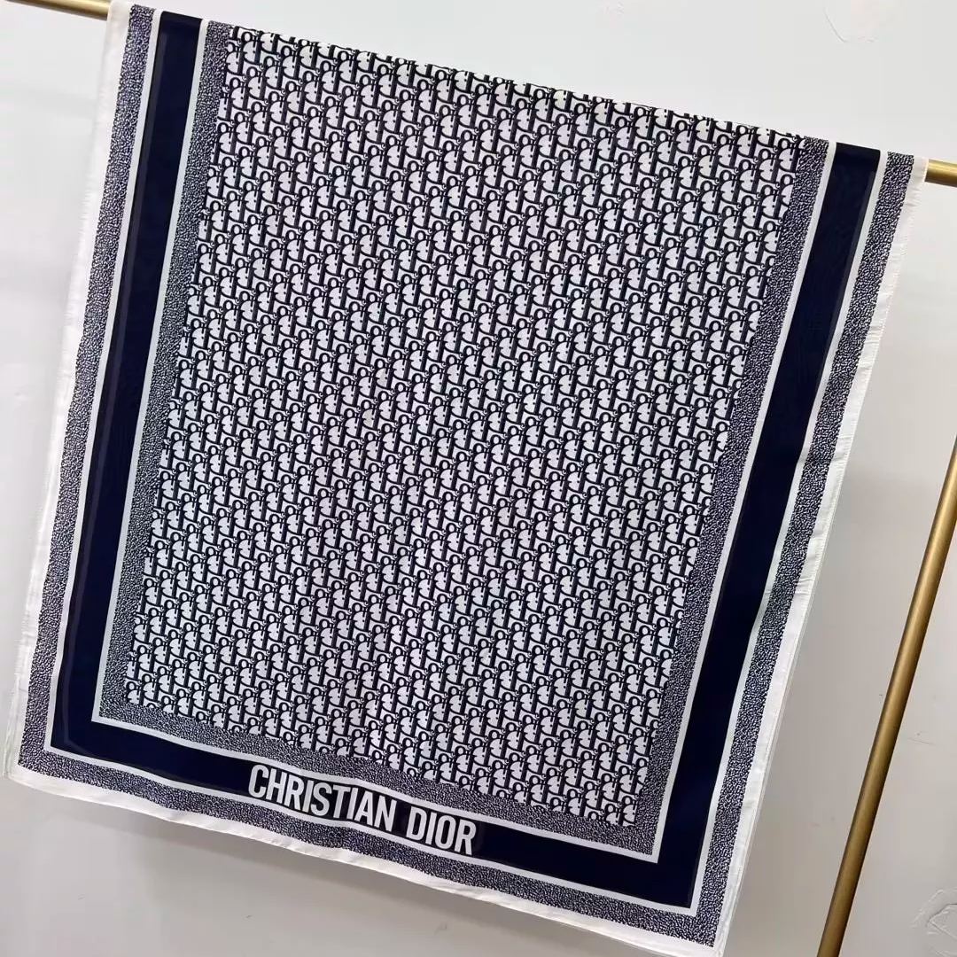 Dior Classic Full Monogram Long Silk Scarf for Women – product image 2