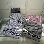 Dior Classic Houndstooth Cashmere Scarf Hat Set for Women – product image 25
