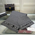 Dior Classic Houndstooth Cashmere Scarf Hat Set for Women – product image 9