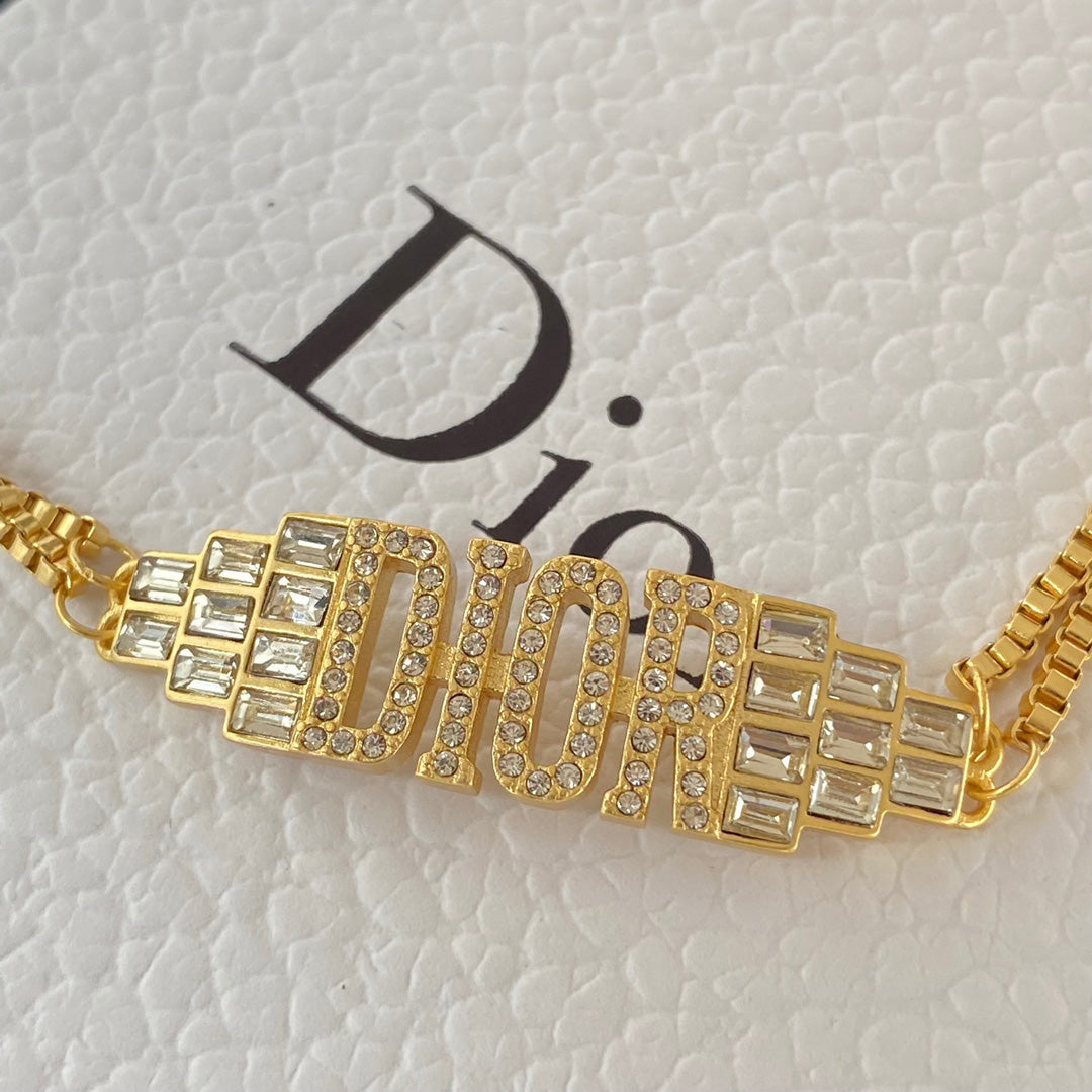 Dior Crystal Double Layer Bracelet – Luxury Jewelry – product image 3