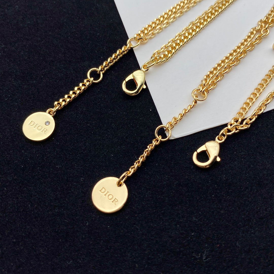 Dior Crystal Star Double Bracelet Necklace Set – Luxury Jewelry – product image 12