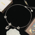 Dior Crystal Star Necklace Bracelet Set – Luxury Jewelry – product image 5