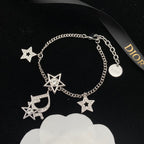 Dior Crystal Star Necklace Bracelet Set – Luxury Jewelry – product image 7