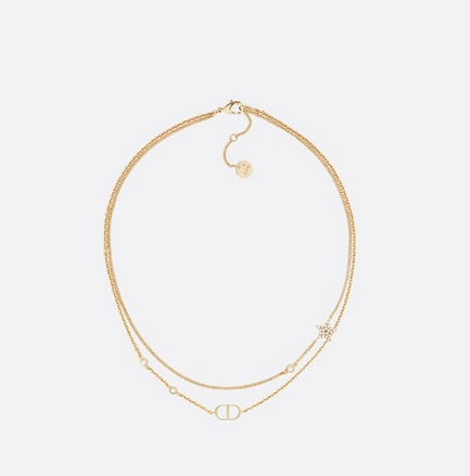 Dior Double Chain Star Necklace – Luxury Designer Jewelry – product image 1