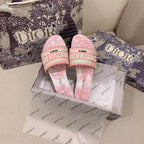 Dior Embroidered Women's Slippers – slippers product image 5
