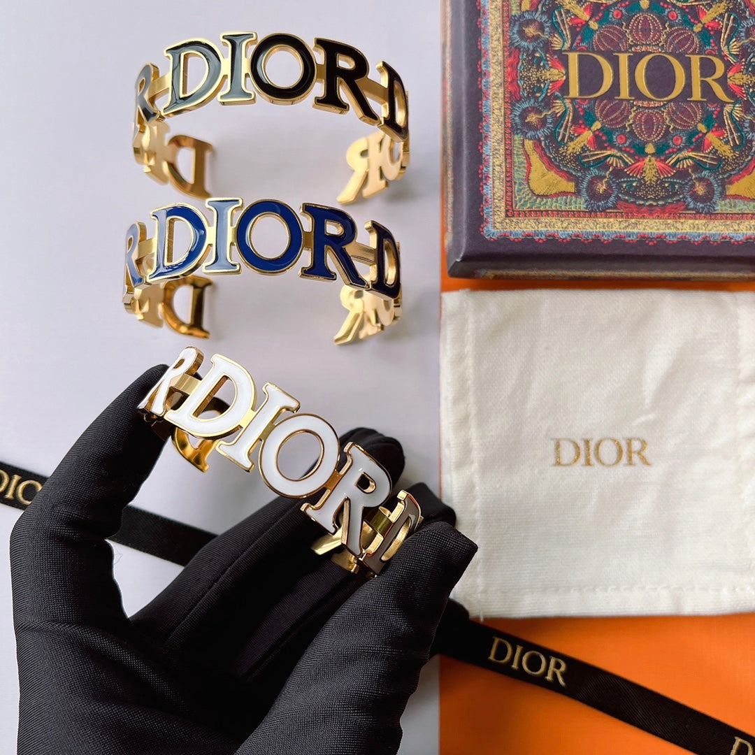 Dior Epoxy Letter Open Bracelet – Luxury Jewelry – product image 10