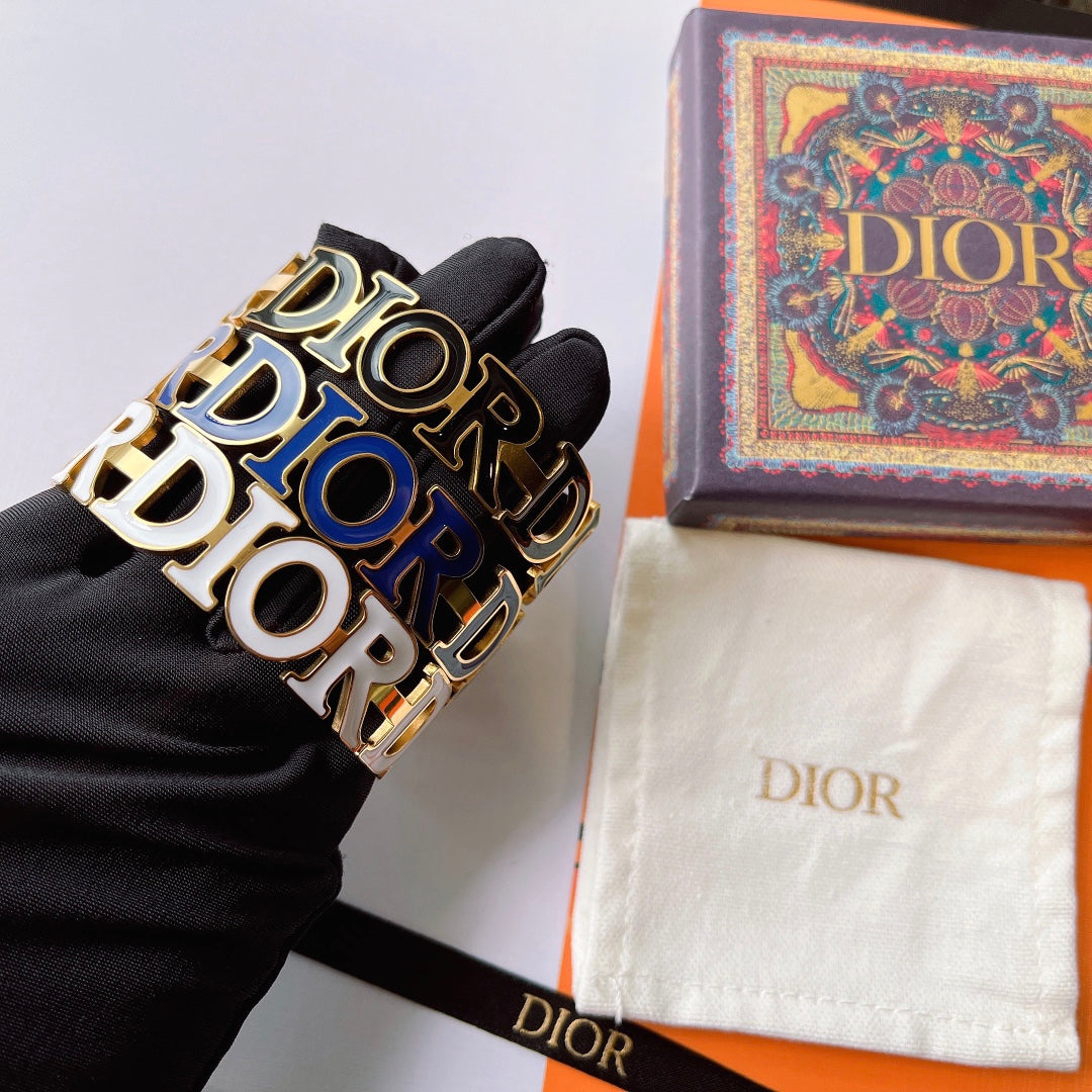 Dior Epoxy Letter Open Bracelet – Luxury Jewelry – product image 14