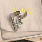 Dior Hollow Lettering Open Ring – Luxury Designer Jewelry – product image 4
