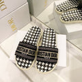 Dior Houndstooth Embossed Slipper Sandals – sandals product image 3