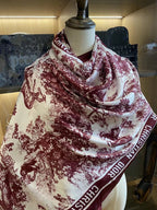 Dior Ink Painting Element Satin Scarf for Women – product image 11
