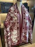 Dior Ink Painting Element Satin Scarf for Women – product image 7