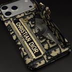Oblique Dior iPhone 17 Pro Max Case with Card Holder – Luxury Dior Phone Case